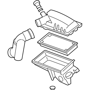 Ford 5M6Z-9600-AA Air Cleaner Assembly