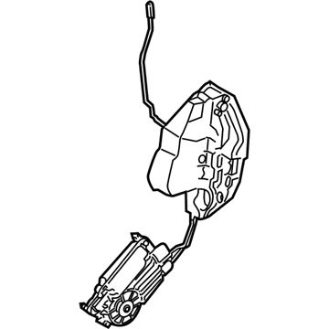 BMW 51-21-7-226-200 Lock, Complete, Right