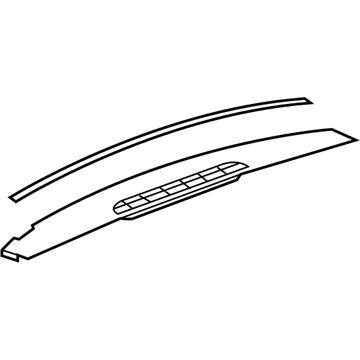 GM 23224734 Upper Trim Panel