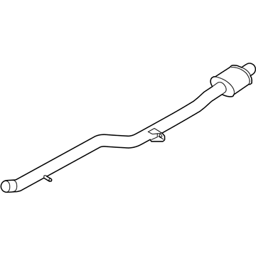BMW 18-30-8-648-217 Front Silencer Exhaust Pipe