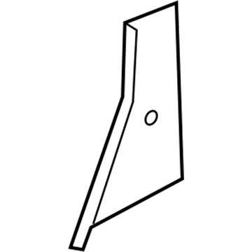 Nissan 82819-3WC0A Tape-Rear Door Sash, Rear LH