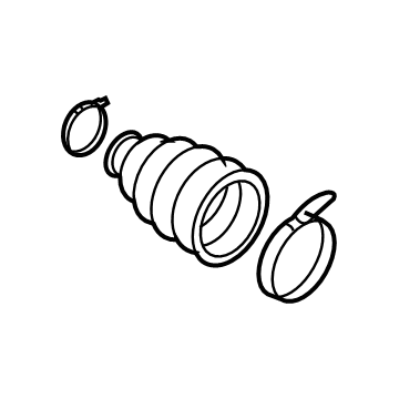 Nissan C9GDA-EB70J Repair Kit - Dust Boot, Inner
