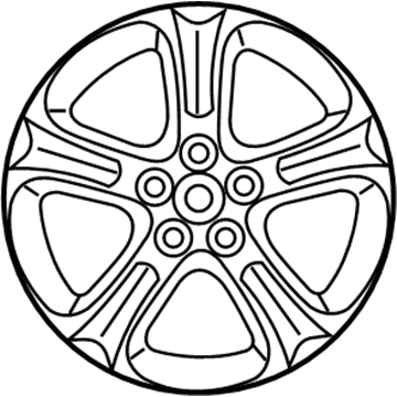 Toyota 42611-06630 Wheel, Alloy