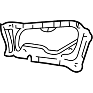 Lexus 53212-30220 Support, Radiator, LH