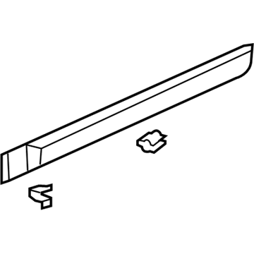GM 19179815 Molding Asm, Rear Side Door Lower