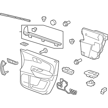 GM 20940564 Door Trim Panel