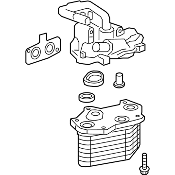 GM 12699381 Oil Cooler Assembly