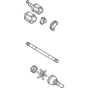 GM 88957150 Axle