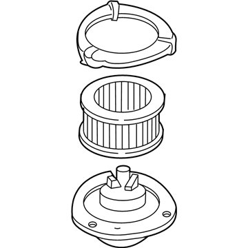 GM 88960339 Motor Asm, Blower (W/ Impeller)