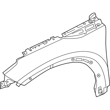 Infiniti FCA00-5NAMA Fender - Front, RH