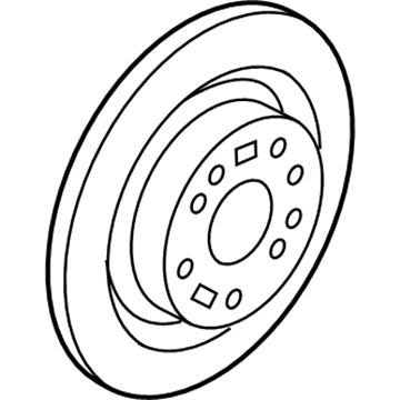 Hyundai 58411-2M700 Disc Assembly-Rear Brake