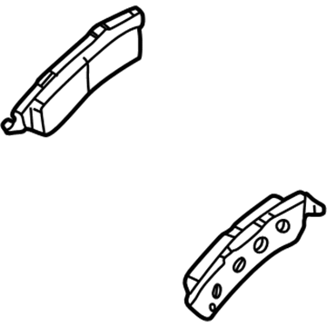 GM 19149111 Pad Kit, Rear Disc Brake