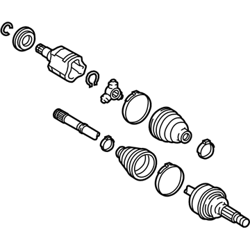 Toyota 42340-0E060 Axle Assembly