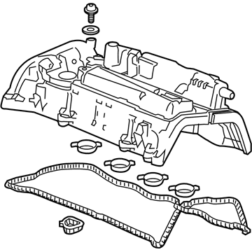 Acura 12310-RDF-A01 Cover Assembly, Cylinder Head