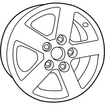 Mopar 1AN31PAKAD Aluminum Wheel