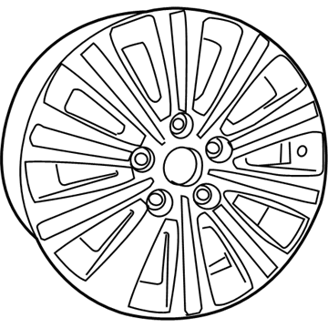 Mopar 1SP67GSAAB Town Countrywheel Rim Stock