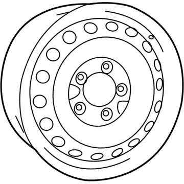 Mopar 4721860AB Steel Wheel