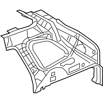 Mopar 68502356AA PANEL-QUARTER INNER