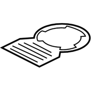 Acura 57119-SNC-A02 Plate, Reserve Tank (Servo)