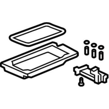Honda 83408-SDA-A01ZA Tray, Console *NH1L* (BLACK)