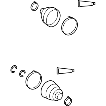 GM 19204681 Boot Kit, Front Wheel Drive Shaft Tri-Pot & Cv Joint