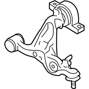 Infiniti 54501-1MA0B Transverse Link Complete, Left Lower