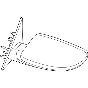 Mopar 57010337AJ Driver Power Side View Mirror