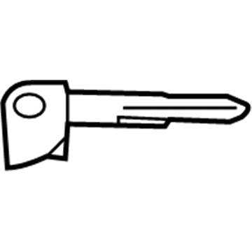 Acura 35111-SJA-305 Key, Immobilizer (Main) (Blank)