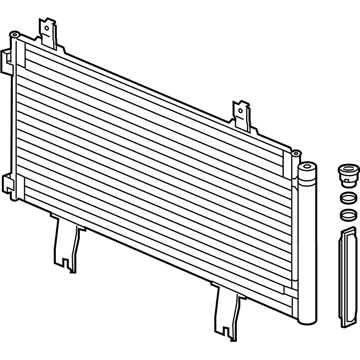 Honda 80100-TVA-A02 W-CONDENSER ASSY