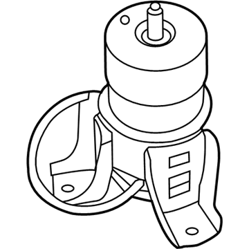 Nissan 11270-3JV0A Engine Mounting Insulator Assembly, Front