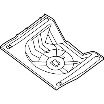 Nissan 74514-JB130 Floor-Rear, Rear