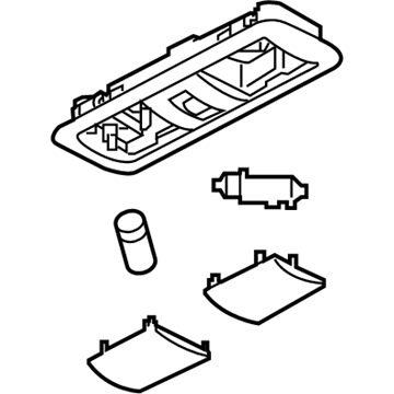 Nissan 26460-EZ30A Lamp Assembly Spot