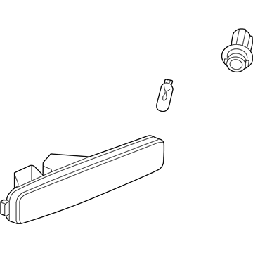 Kia 923043C100 Lamp-Side Marker, Right