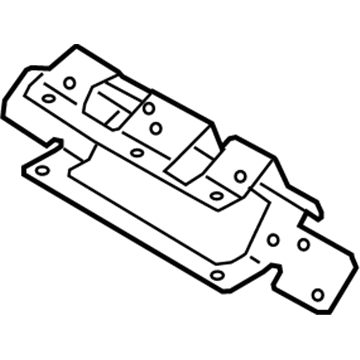 BMW 51-64-7-296-806 Reinforcement, Front Panel