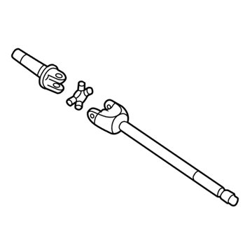 Mopar 5086667AB Cv Axle Assembly-Joint Half Shaft Left, Front Left