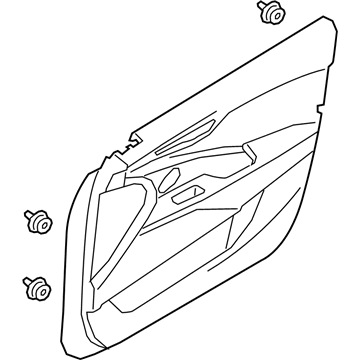 Kia 82307J6030REQ Panel Assembly-Front Doo