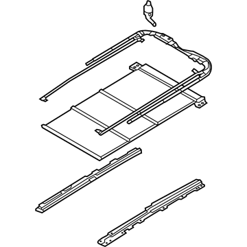 Hyundai 81646-2W000-OM Rail Assembly-PANORAMAROOF MECHANI