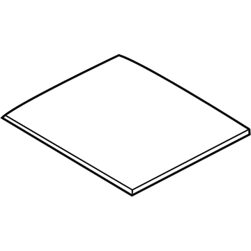 Hyundai 81612-2W000 Panel Assembly-Panoramaroof Rear Glass