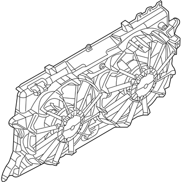 Ford BL3Z-8C607-B Fan Module