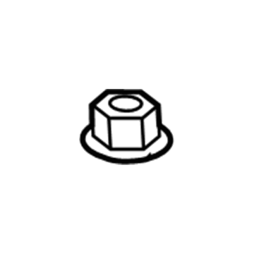 Honda 90363-TLA-A01 Nut, Castle (14MM)