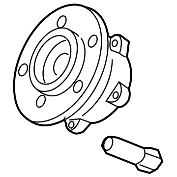 GM 13524088 Rear Hub