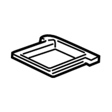 Honda 83451-TA0-A01ZA Box, Tray *NH167L* (GRAPHITE BLACK)