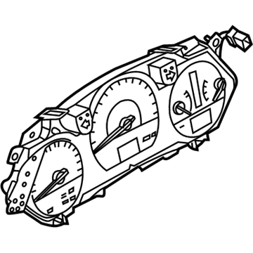 Nissan 24820-CA002 Speedometer Assembly