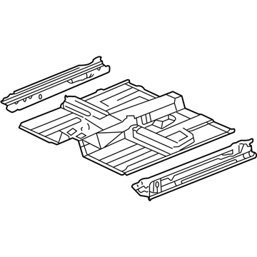 Honda 65100-SDA-308ZZ Floor Comp, Front