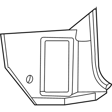 Hyundai 85823-25000-LT Trim Assembly-Cowl Side LH