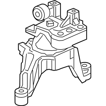 Acura 50820-TJB-A02 Mounting Rubber, Engine Side