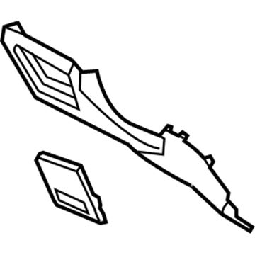 Hyundai 84750-3YAA0-RAS Panel Assembly-Crash Pad Lower, LH