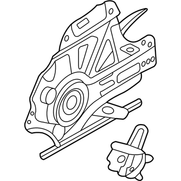 Kia 824024D032 Regulator Assembly-Front Door