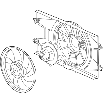 GM 15860809 Fan Assembly