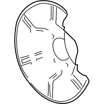 GM 88964179 Shield, Rear Brake